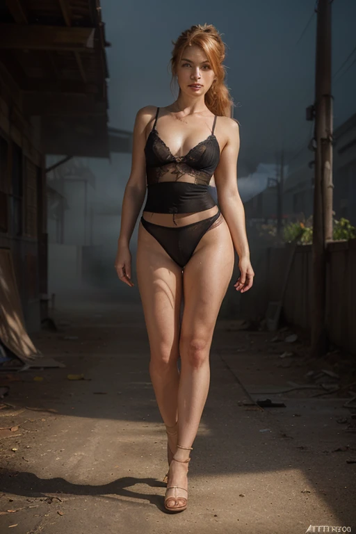 (((Amy coney Barrett:1.5))), (((50yo:1.3))) mature female, wearing a sheer lace white high-cut thong, stiletto heels, ((tight hair bun:1.1)), small perfect breasts, flat chested, slim figure, skinny, runner's body, narrow hips, thin lips, narrow lips, with a terrified expression, totally nude, (exposed breasts), vagina, artful nudity, (highdetailskin:1.2), 8K UHD, Digital SLR, Soft lighting, High quality, Fujifilm XT3, perfect figure beautiful woman:1.4, Slim abs:1.1, RAW photo. Full body view, with the word "$20 fuck" written on her chest, on the street in a ghetto neighborhood at night, trash and garbage everywhere, standing obediently, spreading her legs, lying down, on her knees, bending over, (dancing), action, motion, teasing, confident. Various poses, various points of view.

