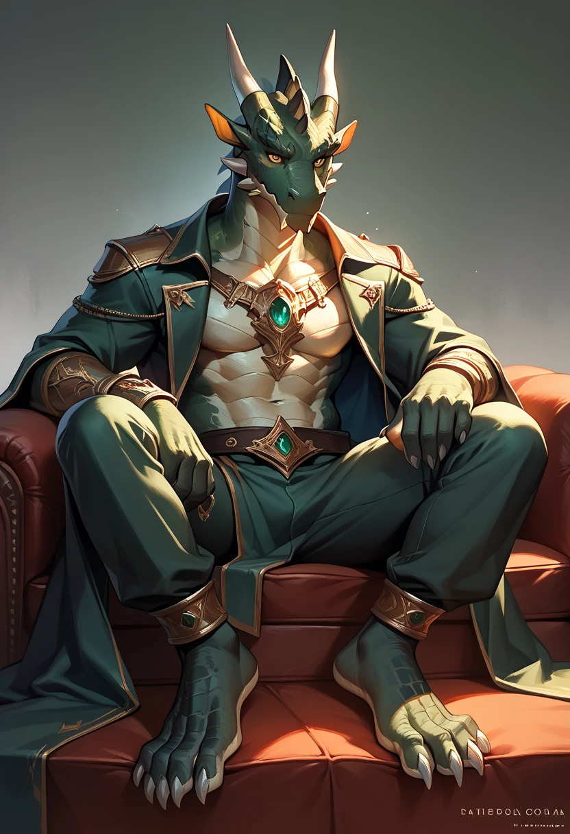 medium close up shot, faceless male, ((correct anatomy)), sad, big anthro, big male, (ultra detailed), a beautiful and detailed full size portrait of a male big anthro dragon, lizardman, ((gladiator armor, loincloth aside, big pecs, buff, muscular, high angle view, lying down, bed)), scalie, beast, standing, ears, ((solo, green eyes, looking at viewer)), glowing eyes, nipples, non-mammal breasts, big body, sexy body, goddess, wide hips, kenket, Ross Tran,ruan jia, trending on artstation,foxovh, cenematic lighting, detailed background, detailed eye, big penis, feets, big balls, big_dom_small_sub,, full body,
