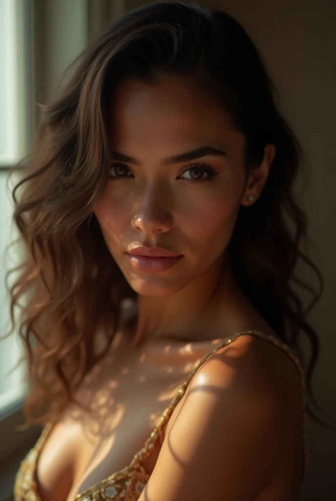 A sensual girl