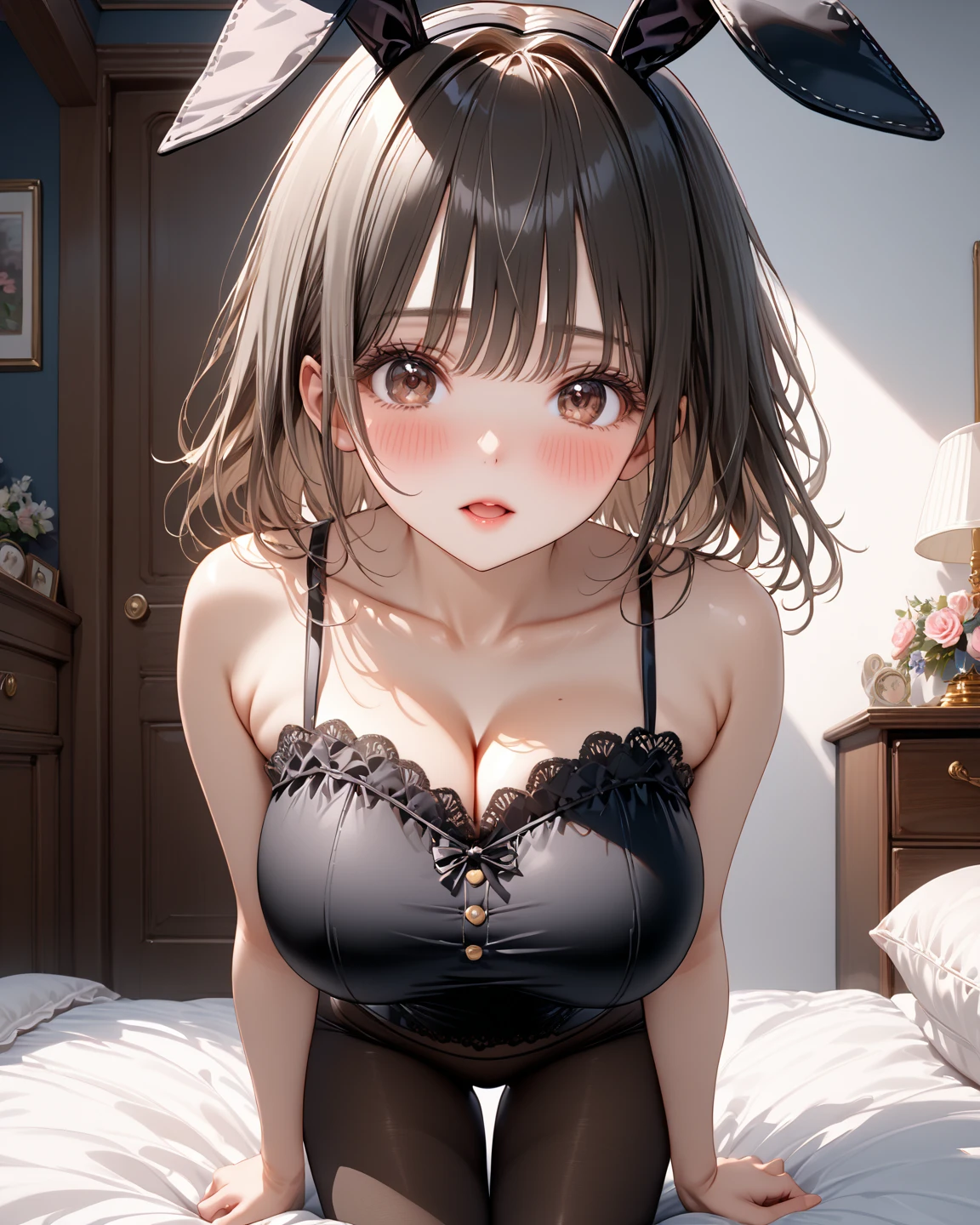 (masterpiece, face focus from above, titsfuck:1.3), (8K, Raw Photography, Top Image Quality: 1.4), ( kawaii petit little nymph lol4), tempting, (penis squeezing between gigantic huge breasts, cum on breasts:1.3), Super Detail cute Face, anime style big slit Eye of Detail, Double Eyelid, Sharp Focus:1.2, Pretty:1.4, (medium Hair:1.2), Top-Quality, Super A High Resolution, (moe anime: 1.4), Highly Detailed and professional lighting, tempting smile with blush, (break), completely nude, showing large cleavage, erect nipples, no bra, (perfect childish bare body, pretty infant:1.3), ecstasy facial expression with blush, fatal position, gorgeous background, paizuri, titsfuck