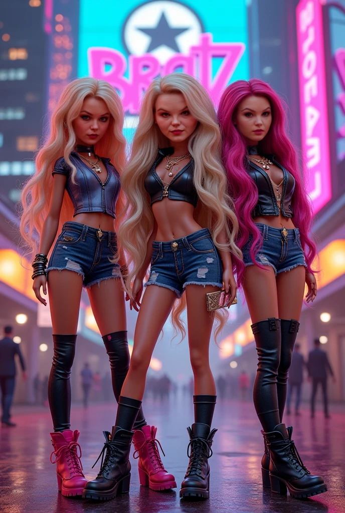 NSFW, 8k, sharp focus, hyper-realism, 5 nude naked beautiful blonde whores with oiled shiny wet skin. HONEY TANNED SKIN. HUGE POUTING LIPS. open mouth. tongue out. Girls pose their sexy bodies for sale. beautiful toned sexy bodies. Perky and pointed young firm sexy tits. swollen puffy pink huge nipples. pink latex fetish. beautiful sexy young faces. long thick golden blonde hair. mouth open, thick lips, horny face. dancing sluts, dancing girls. lesbians. busty blonde sluts in a small city street at night. alley street with neon lights. show butt, ass, asshole. tanned skin. high heeled shoes, handbags, purses, and lots of gold jewelry. Scandinavian beautiful bimbos. 5 young nymphomaniac lesbians ; drunk young prostitutes on the street. city street; DARK TANNED HONEY SKIN. hookers wearing high heels; prostitutes reveal pussies and asses and nipples. swollen huge areola, perfect perky tits, detailed skin texture, thin waist, flat tummy, long thin legs, honey-colored skin, big and beautiful tits,(standing show ass, show arse, spread butt, exposed nude butts, round butts, gap between thighs, firm bubble-butt) (looking at me);7 young beautiful girls,(naked pussy, nipples) (multiple angle view of tits), city street scene; futuristic city alley; huge pale-pink nipples, beautiful faces, realistic faces, blonde hair tied up, toned bodies,(show feet) detailed nipples, beautiful young women, presents ass/arse to viewer; shows her butt, perfect ass white girl, PAWG, , long blonde hair, naked fluffy blonde pubic hair. (standing with high heeled shoes) detailed faces, blue eyes, green eyes, firm tits, naked pussy, naked ass, naked tits, long golden blonde hair, sultry eyes, pouting mouth, horny girls, earrings,(wearing lots of jewelry, body jewelry, face jewelry) (blonde hair tied up); spread pussy, posing naked tits, showing pussy, firm , perky erect pointed tits. ,(blushing pink cheeks) lac3cut0ut, asshole spread.