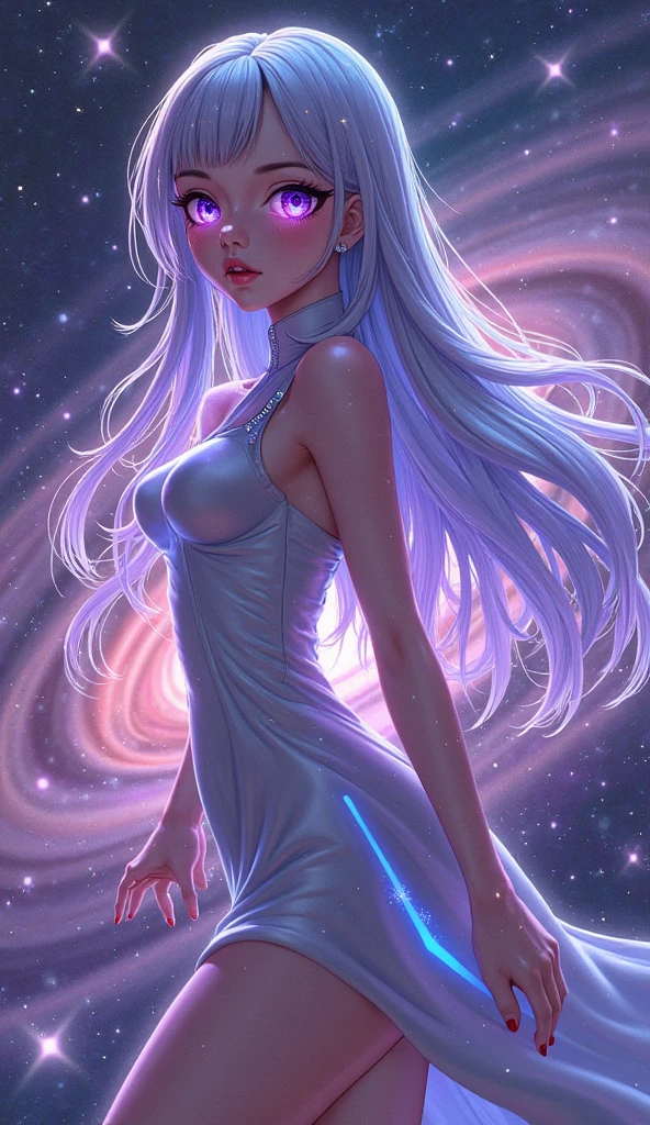 masterpiece, best quality, (extremely detailed CG unity 8k wallpaper), (masterpiece), (best quality), (polychromatic:1.25), (scenic:1.2), (heterochromatic:1.2), (ultra-detailed), (best illustration), (best shadow), (lightfast), (highly detailed reflection), (an extremely delicate and beautiful), (fantasy), (dynamic angle), (dynamic pose), (1 girl floats in sky), (white hair), (long wavy hair), (swirling hair), (gradient hair), (white summer dress), (rainbow colored pupils), eyelashes, (highly detailed face:1.3), (light particles:1.3), (highly detailed light:1.3), (light changes to water:1.5), ( lots of water current), red, vermeil, orange, yellow, green, lime, peach, colar, pink, aqua, blue, violet, (gradient colored background), smile, upper body, (detailed blue sky:1.3), (clouds), (ribbon straps), (close up:0.8)