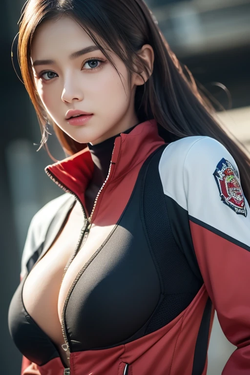 Exposed nipples、Airplane on background、Air Force Pilot、Conversation with maintenance personnel inside the hangar、Fighters、dark green flight suit、High exposure、Photorealistic images of solo idols, Morning Musume inspired by Eri Kamei, Radiates charm and beauty with plenty of bust and subtle exposure of cleavage. The image is、Must reflect a real person of the highest quality, Powered by Ultra-HD (16 K) resolution, crisp detail, Vivid colors, Dynamic Range, Soft bokeh, Fine texture, Realistic realism, Pin Sharp Focus. 、The camera setup is、Nikon D850 and NIKKOR Z 58mm Boobs Boobs Boobs Boobs F。/0.95 S Noct lens, The setting must be ISO 64, F/0.95, Shutter speed is 1/60. --ar 16:9 - V5.1 --Style raw --Q 2 --S 750