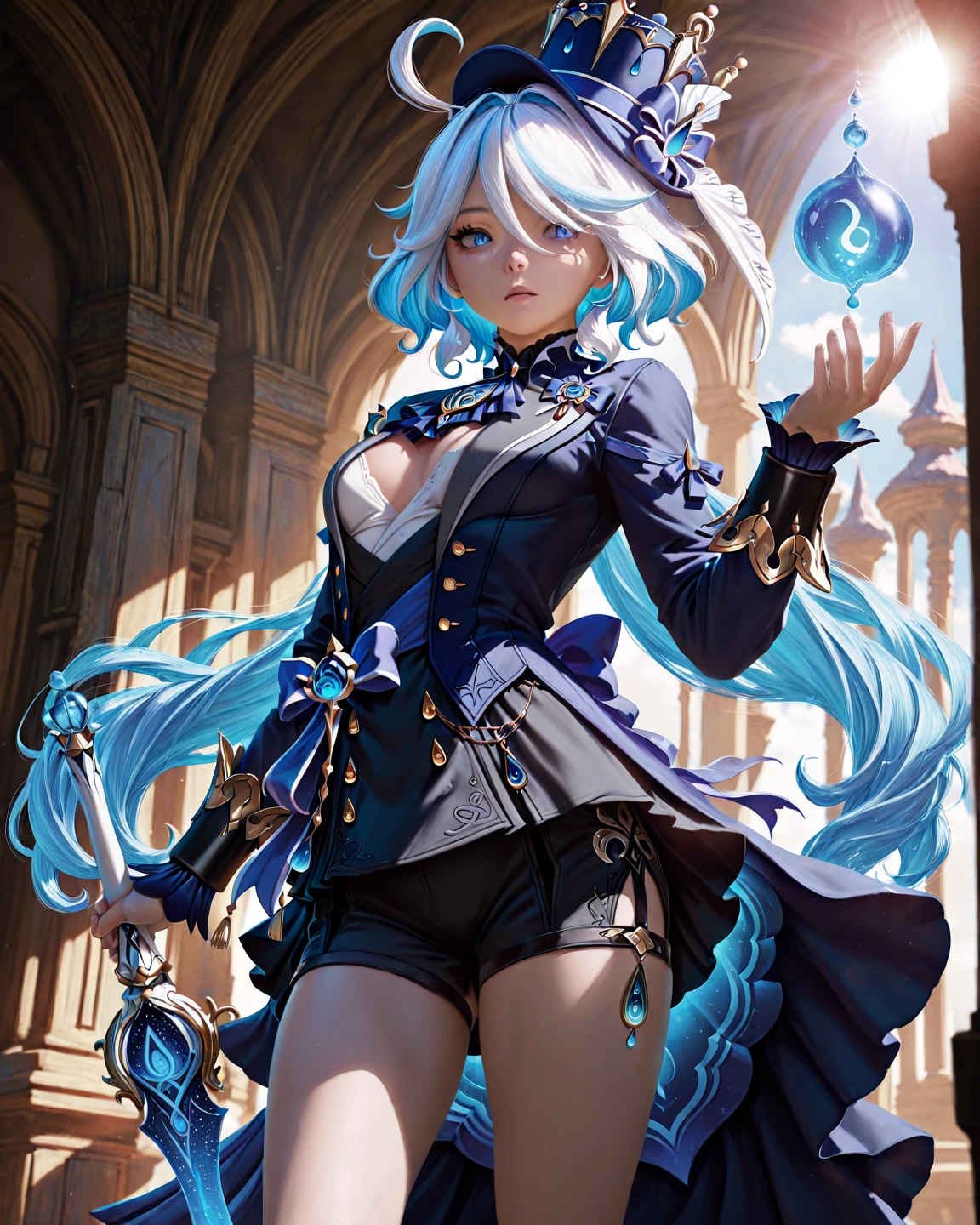(La mejor calidad,A high resolution,Ultra - detallado,actual),Ariana Grande es venus marinero de la luna, (Uniformes de marineras senshi:1.4), cabello orange oscuro, cabello mediano, Falda suplicante, (Guantes blancos de codo:1.1), joya, pecho mediano, dynamic background, dynamic posture,More detailed 8K.motor irreal:1.4,hd,La mejor calidad:1.4, fotorrealista:1.4, textura de la piel:1.4, obra maestra:1.8,obra maestra, mejor calidad,objeto Objeto], (rasgos faciales detallados:1.3),(dedos detailed :1.4 ),(Apocalyptic city destroyed:1.7), gargantilla, (Guante Blanco:1.4), gargantilla verde, Arboledas de codos, joya,(fondo atardecer:1.4),(Marinero Neptuno:1.4),(pose vaquero :1.4), (ojos hermosos verdes :1.4), ,( ciberpunk 2.1), (estilo kawaii :1.4), (venus marinero de la luna :1.4 ), (perfect anatomy:1.4 ), (rain thunder lightning background :1.4)