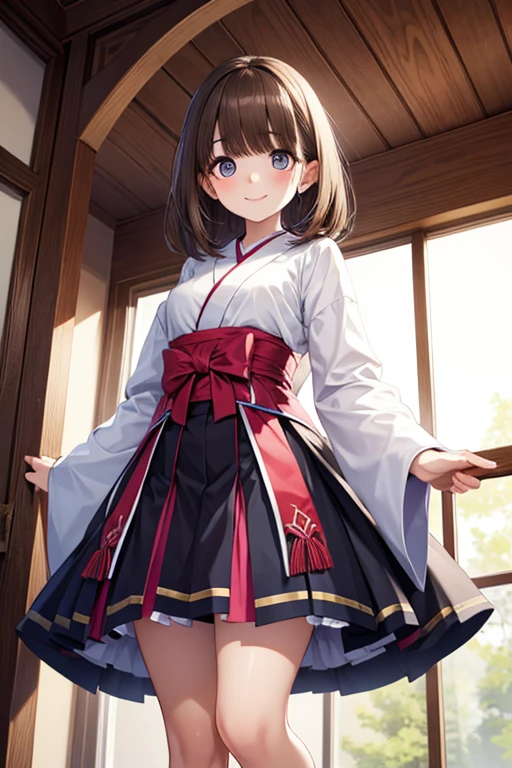 highest quality,best image,Japanese,Small breasts,Brown hair long,Elementary school girl,Beautiful girl,smile,Full Body Tights