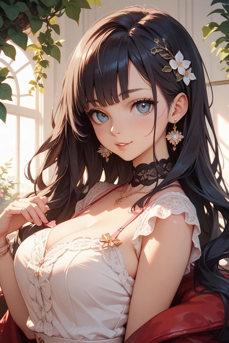 Korean girl wearing anime character cosplay clothes