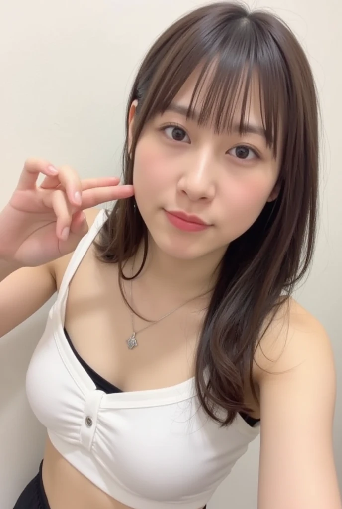 topless, , Light red, Clear cute big nipples, 　 (Breast milk:1.25), Straight bangs, Medium Hair、Shrine maiden, Nude, , 、Show your nipples properly from the front、Japanese high school girl like in the photo,　Pale-skinned girl, , , necklace, , , , ,, 8K, , Plain eyes、, realistic breasts, , realistic girl, beautiful girl、kawaii junior high ng, Brown Hair、Cheerleader、ribbon、(orgasm scream:1.4), ｱｲﾄﾞﾙｽﾃｰｼﾞ, Nude, Showing teeth、Open your mouth wide、Nipples are hard, Half open your eyes:1.05