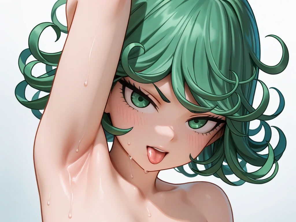 nsfw, (eyes closed:1.3), (Masterpiece, Best Quality:1.2), tatsumaki, closed mouth, Short dress,big thighs, anime cg, bottom up, (top down:1.3), all fours, (1 boy and 1girl are having sex:1.0), doggystyle sex, (pussy in big penis:1.5), cum, from front, (Small breasts:1.3), (sweat:1.3), big ass, (from front:1.3), bed, (projectail pussy juice:1.3), (tearful:1.4), (grind:1.2), (blush stickers:1.0), (terrified:1.4), 