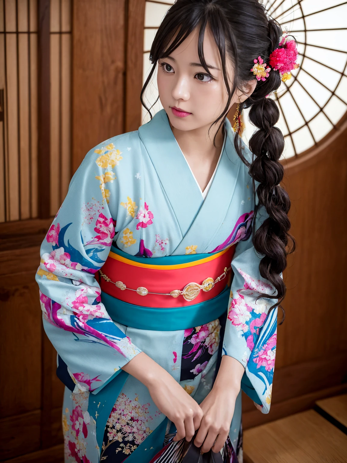 Japanese、kimono、Beauty、20-year-old