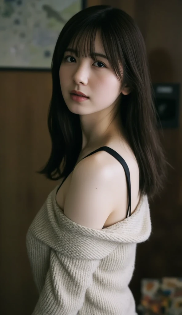 (Highest quality:1.4),(masterpiece:1.4),(Realistic:1.4),(Realistic:1.2),(超High resolution, RAW Photos:1.4),(High resolution, Very detailed:1.2),(8k:1.2),Movie Photos,a photo of a dark-haired,one person's,alone,wear ,((China dress))、((Upper Body:1.3))