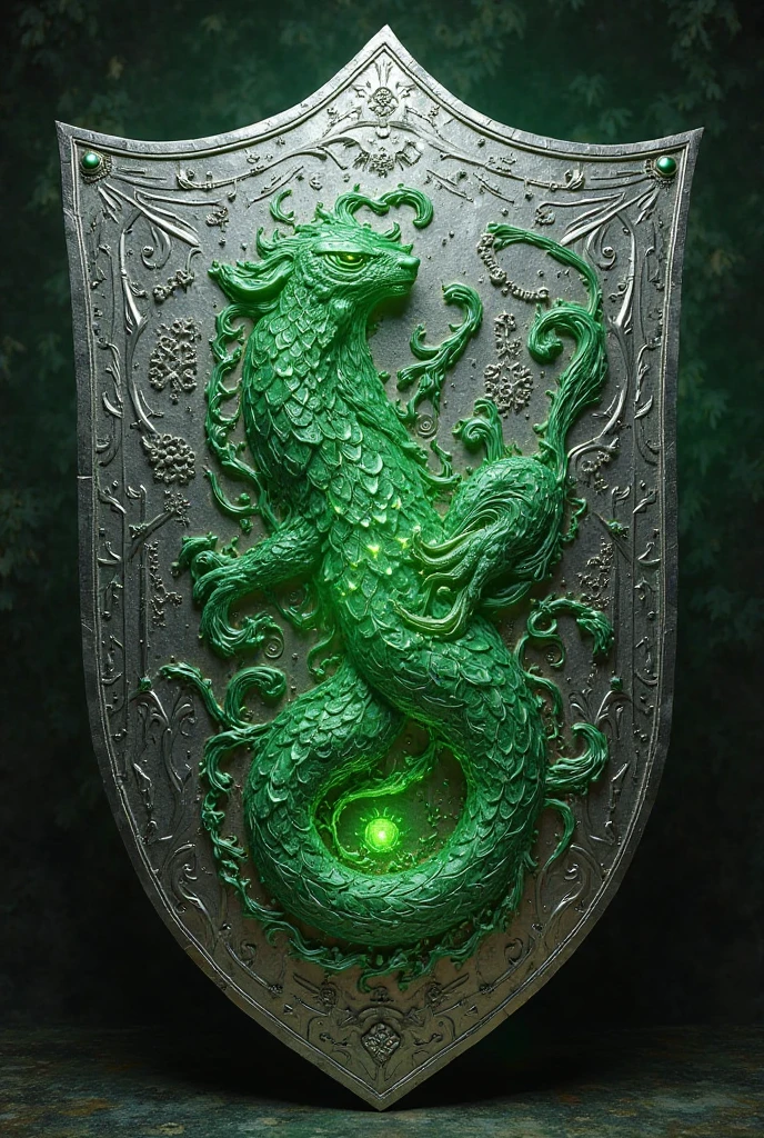 a close up of a Green Dragon statue on a pedestal, Chinese dragon concept art, Green Dragon, Cyan Chinese Dragon Fantasy, Hearthstone concept art, large Green Dragon, author Jeremy Chong, author Ryan Yee, by Li Zai, blizzard Hearthstone concept art, Jade Dragon Statue, Sleek Chinese Dragon, Legendary Dragon, author：Ren Xiong, Collectible Card Art