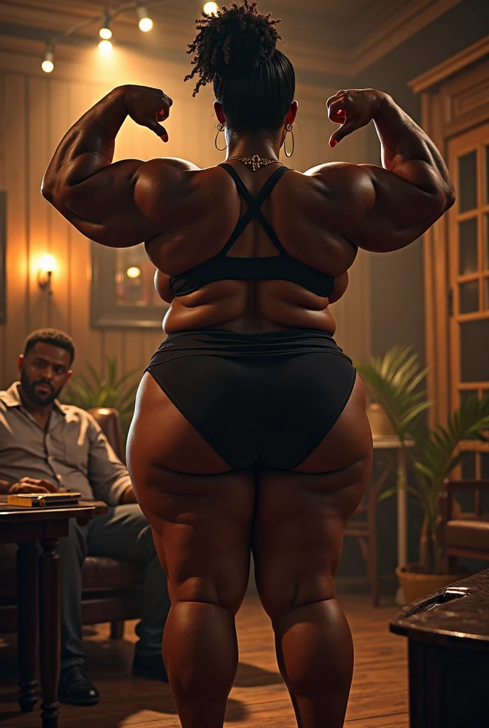 lambada, two fat people of different nationalities,2 Sexy 50 years old fat busty fishnet tights body builder biggest woman sumo wrestling oily woman ,full body