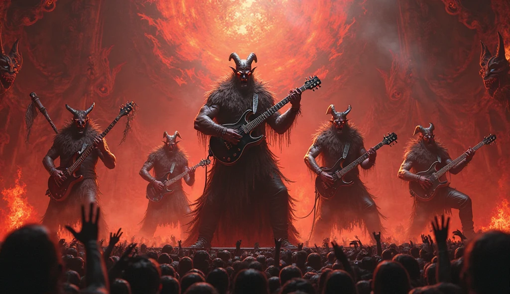 The devil is watching over all the Hippie drum circles in the worls
