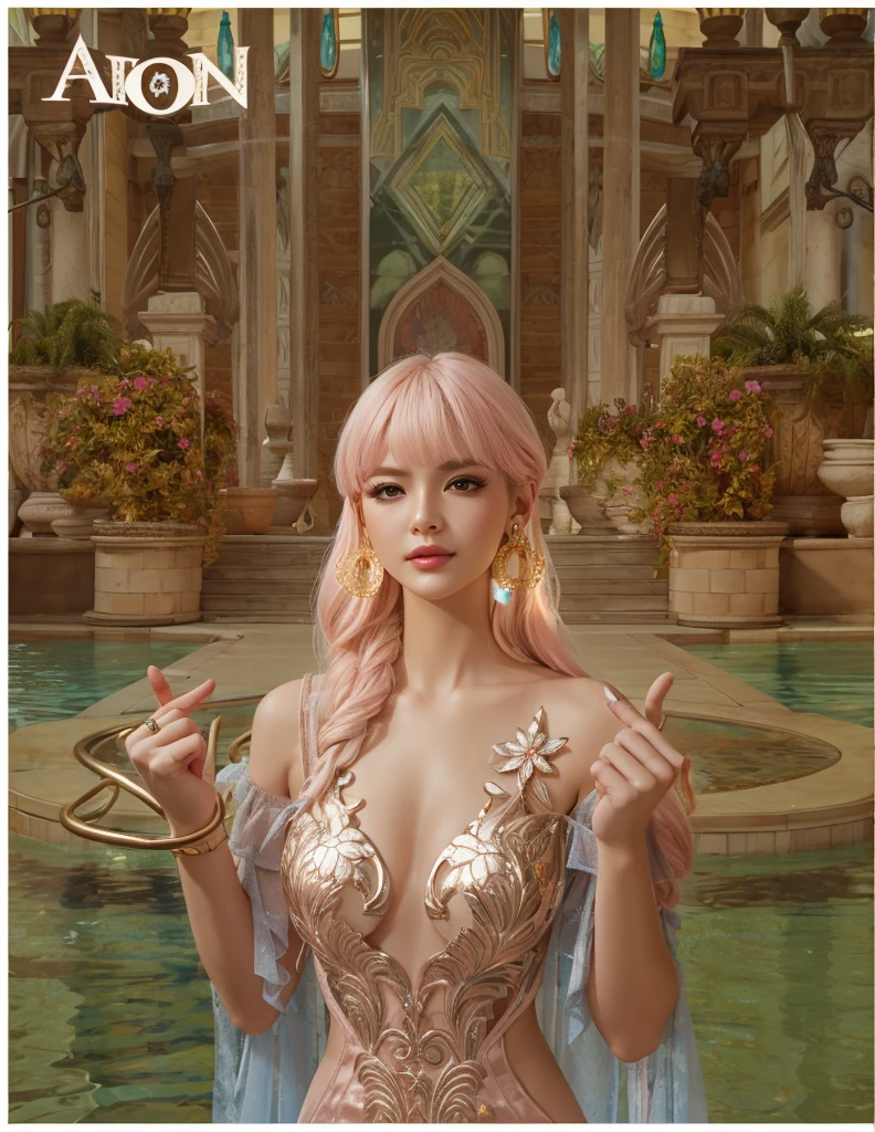 (masterpiece, High resolution), Aoa, avatar dove cameron, 1 girl, Na'we , pale pink skin, rose gold skin, 8k, Outback, tropical temple, jungle, toned, trees in the background, sweat, depth of field, crowded, clean, detailed, hyperdetailed, Intricate, rose gold skin, detailed skin, skin pores, ultra quality, film grain, by white, Red eyes, pink skin, waterfall in the background, swimming in tropical jungle river, waterfall in the background, Morning light, long by white, thin, hairless tail, rose gold skin, no blue skin, no pigmentation, pink na'we, pink avatar, nude, NSFW. pussy, breast,
