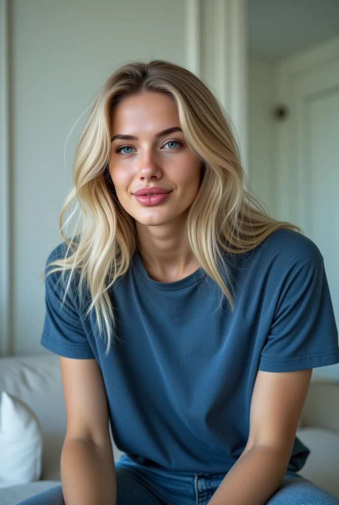 Beautiful blond girl