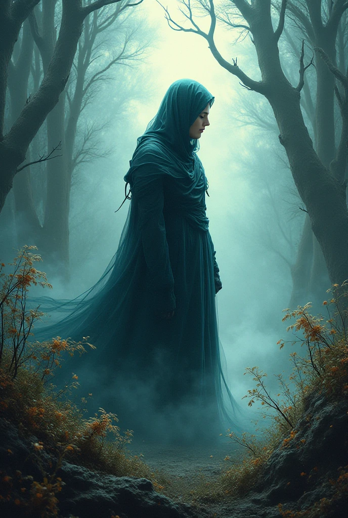 Make A SAD Blue character that represents the logic Forest 