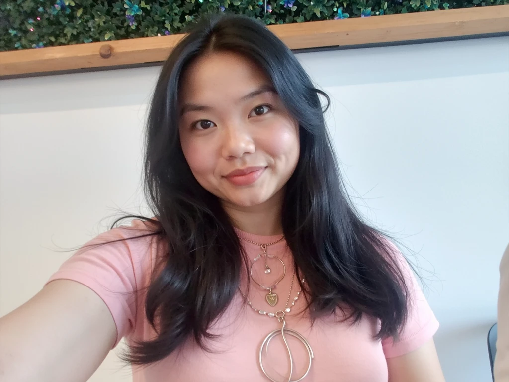 arafed woman with long black hair and a pink shirt, a young asian woman, louise zhang, with long hair, south east asian with round face, wenfei ye, asian girl with long hair, xision wu, female with long black hair, leslie zhang, 18 years old, 2 , 2 8 years old old, top half oom in, Big tits, huge tits, no clothes, sexy, cute, minimal clothes, thick, bbw, chubby stomach, thick nipples, nipple piercings, large areola, hard nipples, piercing through shirt, nipples hard through shirt, busty, major cleavage, naked, ripping through top, spilling over sides, bra too tight, giant tits, dominatrix, dominatrix clothes, upper body zoom
