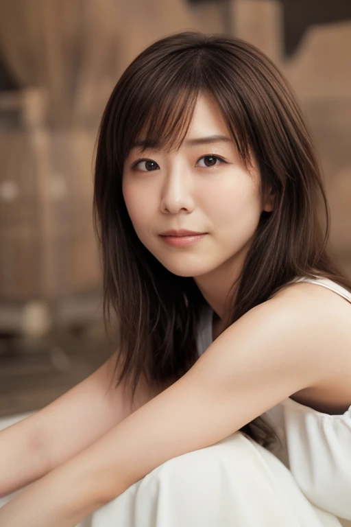 (High reality photograph, high resolution, detailed face, detailed eyes) Skinny Japanese lady, 30 years old, cute face, various face expression, solo:1, lovely body, (shiny smooth light brown hair with long hair:1.5), skinny figure, various hair style, very thin waist, thin eyebrows, winter, ((full-body photo:1.5)), (Looking into the camera:1.5), ((very shy:1.5)), (Natural Makeup), 16k resolution, ((Detailed background:1.5)), Attention to detail, Detailed hairstyle, Detailed face, Cinema Lighting, Octane Rendering, Ultra-realistic, Perfect limbs, Perfect Anatomy, a mole under the eye,