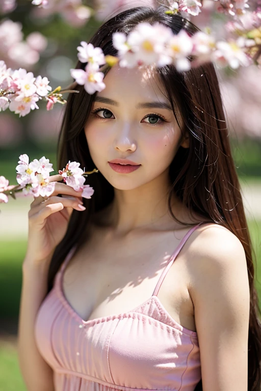 A very beautiful Asian girl topless