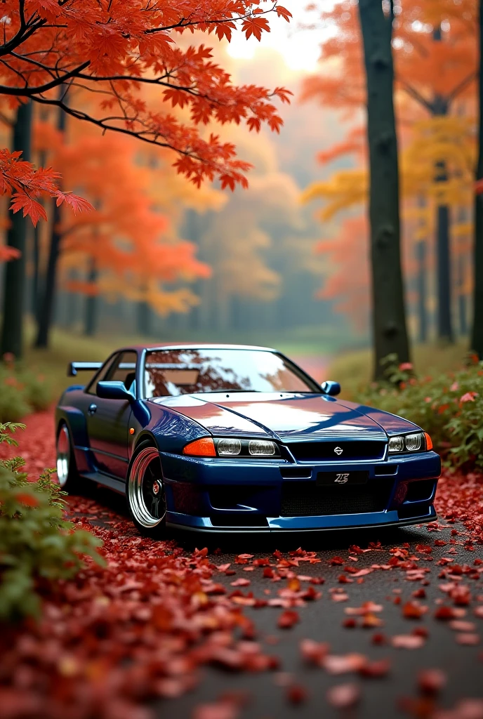 (Winne the pooh) driving a Nissan GTR