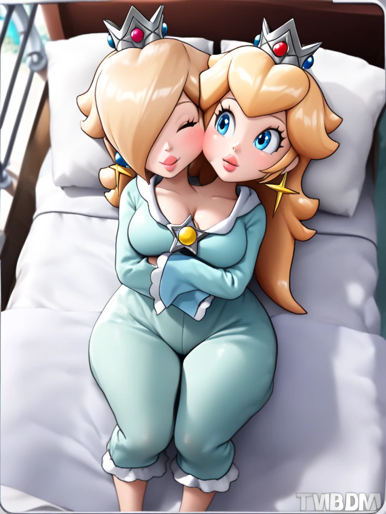 score_9, score_8_up, score_7_up, score_6_up, score_5_up, score_4_up,
2girls , small feet, cute face, big cute eyes, adult princess jasmine with blue toenails, and princess peach with pink toenails, small feet , pale skin, laying on a bed, sexy legs, bare feet, arched feet, tip_toes, small feet, looking at viewer , extacy, orgasm face, eyes rolling back, biting lip , nude, bare body exposed genitals, posing feet, medium_breasts, legs apart, sunlight from the windows , blushing heavily, fingering pussy