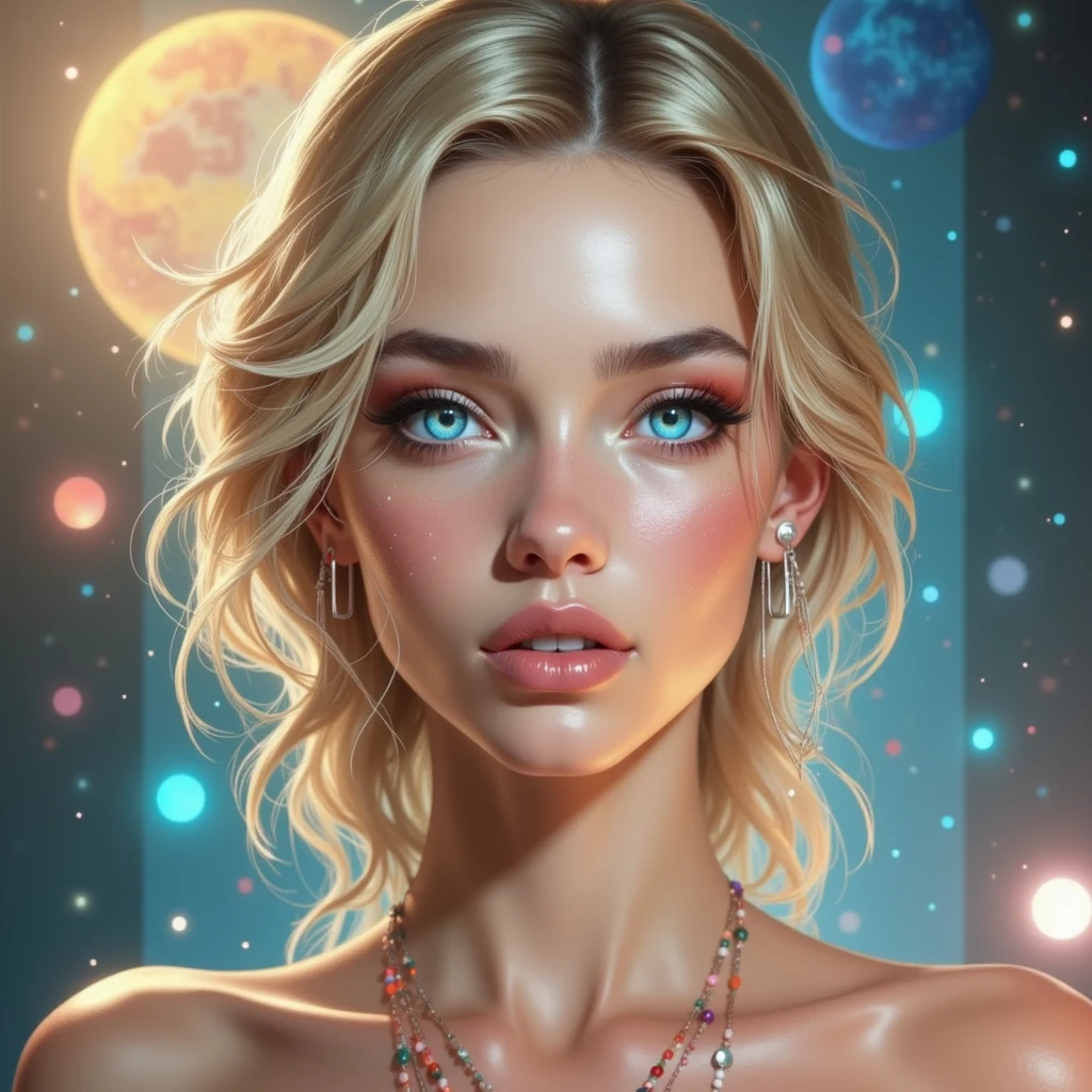 ultra realistic photo portrait of (dakotaskyev2), cosmic energy, colorful, painting burst, beautiful symmetrical face,  nonchalant kind look, realistic round eyes, tone mapped, intricate, elegant, highly detailed, digital painting, artstation, concept art, smooth, sharp focus, illustration, dreamy magical atmosphere, art by artgerm and greg rutkowski and alphonse mucha, 4k, 8k