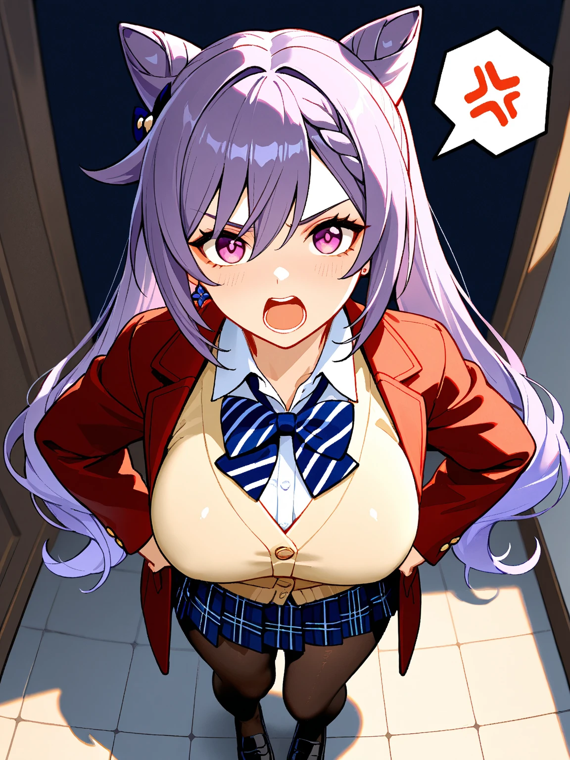 (masterpiece:1.4), (highest quality:1.3), (high resolution:1.2), perfect anatomy, well-groomed face,accurate depiction,precise depiction,Beautiful depiction,(Rui々Shishi Body:1.1), (healthy body:1.1),(shiny hair:1.2),Glassesをかけた,Glasses,Face, big breasts,tight waist, Kneeling,kneel,with clothes on,suck dick,hold the glans in one's mouth,blowjob,hold penis between breasts,Stroke your penis with your breasts,Titty fuck,office,under the deskで,under the desk,upward glance,looking at the viewer,From above, nsfw