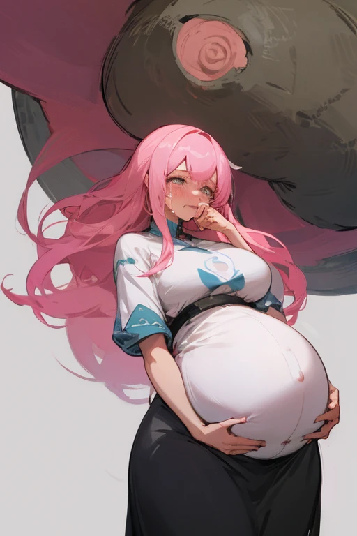Pregnant teen girl