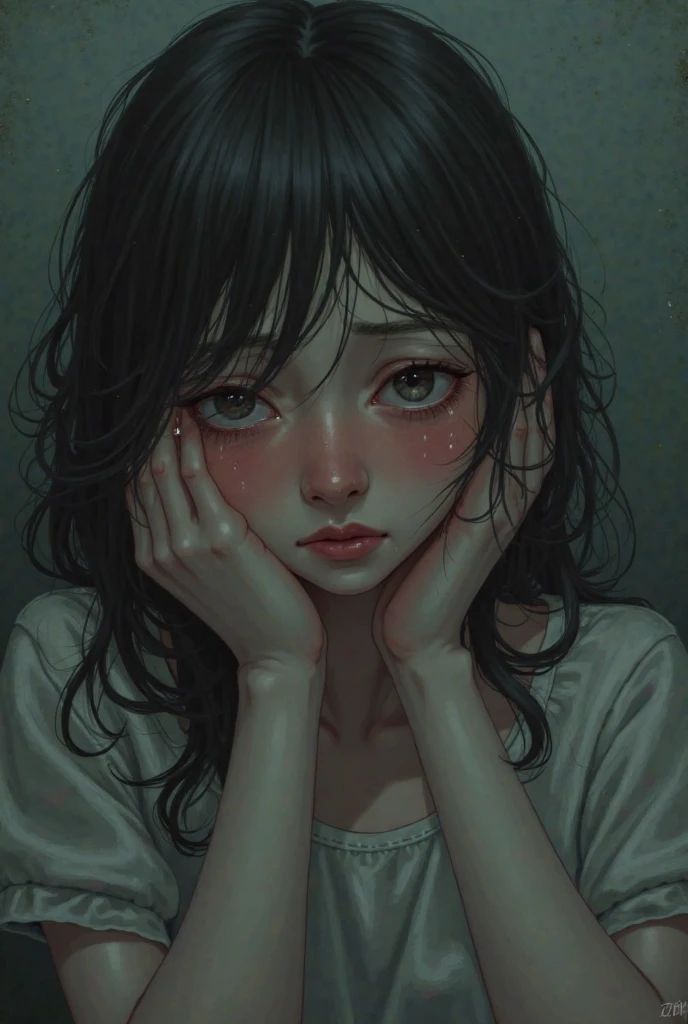 (masterpiece, best quality:1.2), 1girl, solo, a cold girl, indifferent look, indifferent eyes, forehead, long hair, thick lips, long eyelashes, cinematic background, ethereal, aesthetic, soft light, cinematic scene, cinematic light, light effects, detailed(light and shadow), siren eyes, keen eyes, dreamy eyes, detailed eyes