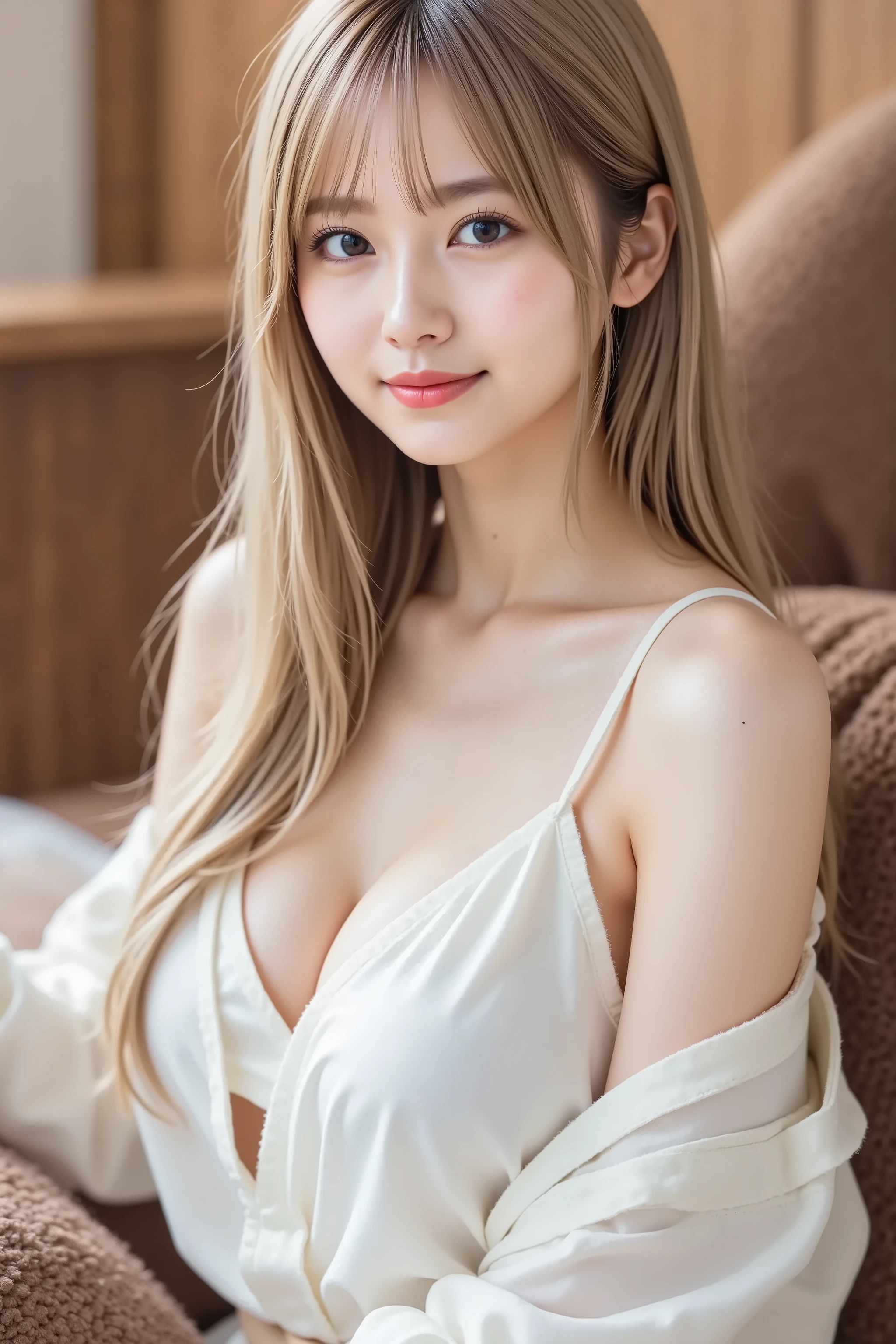 Completely naked、Completely naked、
best quality, facial focus, soft light, (depth of field), ultra high res, (photorealistic: 1.4), RAW photo, (sideways) 1Japanese girl, solo, handsome, (shy, smile: 1.1), (Blue eyes), detailed beautiful face, (long hair), pet shop, (seated chair),blonde hair、White、A large amount of white milky juice is attached、A large amount of white milky juice is attached、A large amount of white milky juice is attached、
There is milky white fluid all over the body.、There is milky white fluid all over the body.、There is milky white fluid all over the body.、