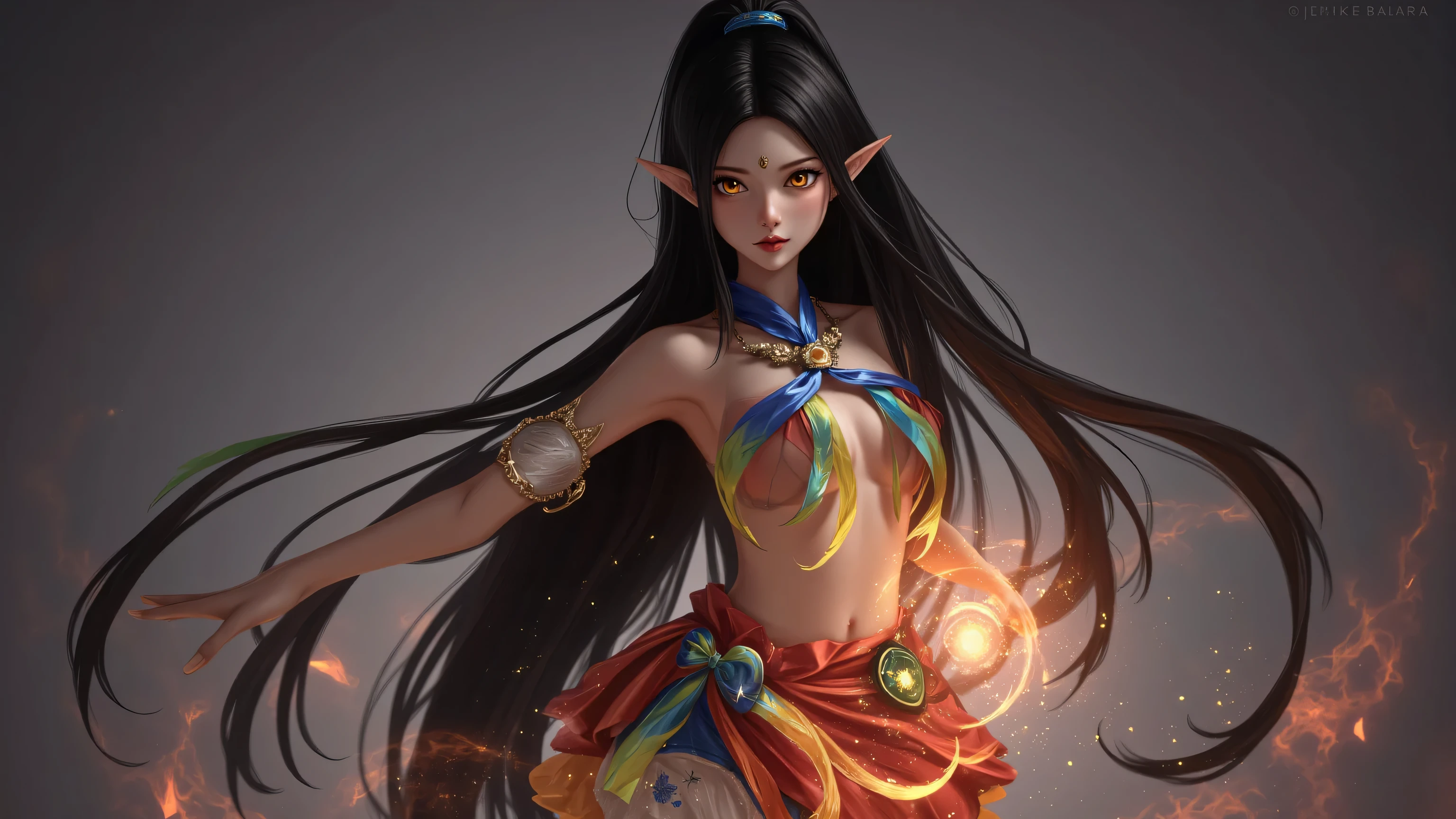 cute  elf,(((little ,tiny little body,little))),(((6 years old))),((anime elf  with extremely cute and beautiful orange hair)), (((elf))), (((elf ears))),

(((flat chest))),((((black hair:1.35,messy orange hair,long hair,huge braids,colored inner hair,ear breathing)))),(((orange_eyes:1.3))),intricate eyes,beautiful detailed eyes,symmetrical eyes,big eyes:1.5,(((lustrous skin:1.5,bright skin: 1.5,skin tanned,shiny skin,very shiny skin,shiny body,plastic glitter skin,exaggerated shiny skin,illuminated skin))),(detailed body,(detailed face)),

cute,slutty,erotic,daring,(((nsfw))),

zettai ryouiki,revealing clothing,show skin,(((Sexy orange coat, orange coat outfit, wearing a orange coat:1.3,orange winter coat))), ((orange mini-skirt,orange mini skirt with furry edge,visible thong straps)),(white gloves,orange clothes,semi-naked,with little orange clothing,((((furry edge clothing)))),(((intricate outfit,intricate clothes,embroidered outfit,ornate outfit))),

(dynamic pose:1.0),embarrassed,(centered,scale to fit dimensions,Rule of thirds),

((snowy pine forest at night)),with dark stormy clouds,winter,scenery:1.25,((snow forest background)),Christmas tree,

highres,sharp focus,(ultra detailed,extremely detailed),(photorealistic artwork:1.37),(extremely detailed CG unity 8k wallpaper),(((vibrant colors,vibrant theme))),(intricate),(masterpiece),(best quality),