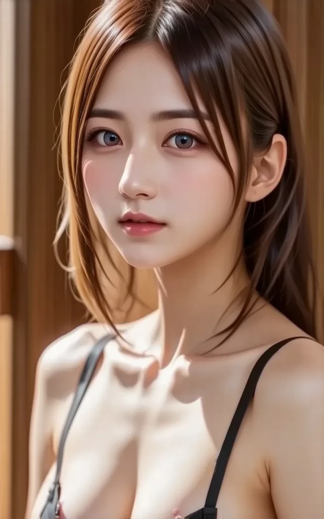 (Ultra-realistic), (figure), (Increased resolution), (8k), (Very detailed), (Best figure), (Beautiful and detailed), (highest quality), (Super detailed), (masterpiece ), ( wallpaper), (Detailed face), alone, 1 girl, View your viewers, Fine details, Detailed face, In the Dark, Deep Shadow, Modest, Pure Erotic Face Ace_v1, smile, Long Hair, Black shawl straight hair , 46 point diagonal bangs