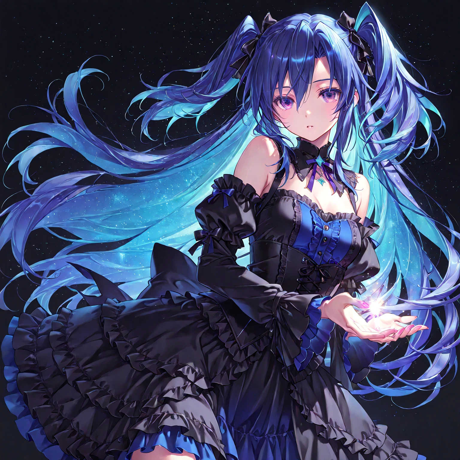 masterpiece, best quality, extremely detailed, (illustration, official art:1.1), 1 girl ,(((( pale blue long hair)))), ,(((( light blue long hair)))),light blue hair, , long hair ((blush)) , cute face, big eyes, masterpiece, best quality,(((((a very delicate and beautiful girl))))),Amazing,beautiful detailed eyes,blunt bangs((((little delicate girl)))),tareme(true beautiful:1.2), sense of depth,dynamic angle,,,, affectionate smile, (true beautiful:1.2),Young Girl,(tiny 1girl model:1.2),)(flat chest),(best quality,4k,high resolution,masterpiece:1.2),Ultra-detailed,A cute girl with brightly colored eyes,lol,joy,Vintage glasses,in a circus environment,illustration, - She wears a retro circus themed outfit,Bold patterns and colors。 - Colorful decorations hanging around,and sparkling lights。 - She stands on a colorful platform,In the background is an old-fashioned circus stand。 The colors are bright and lively,Mix of warm and cool colors。