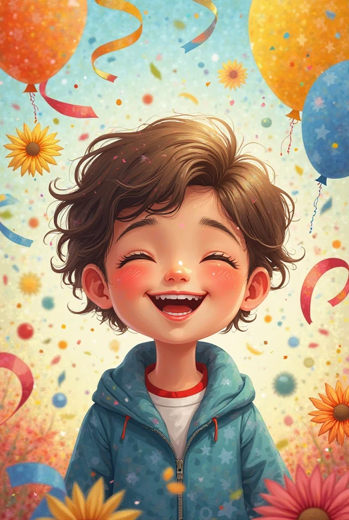 A happy child on his birthday --auto --s2