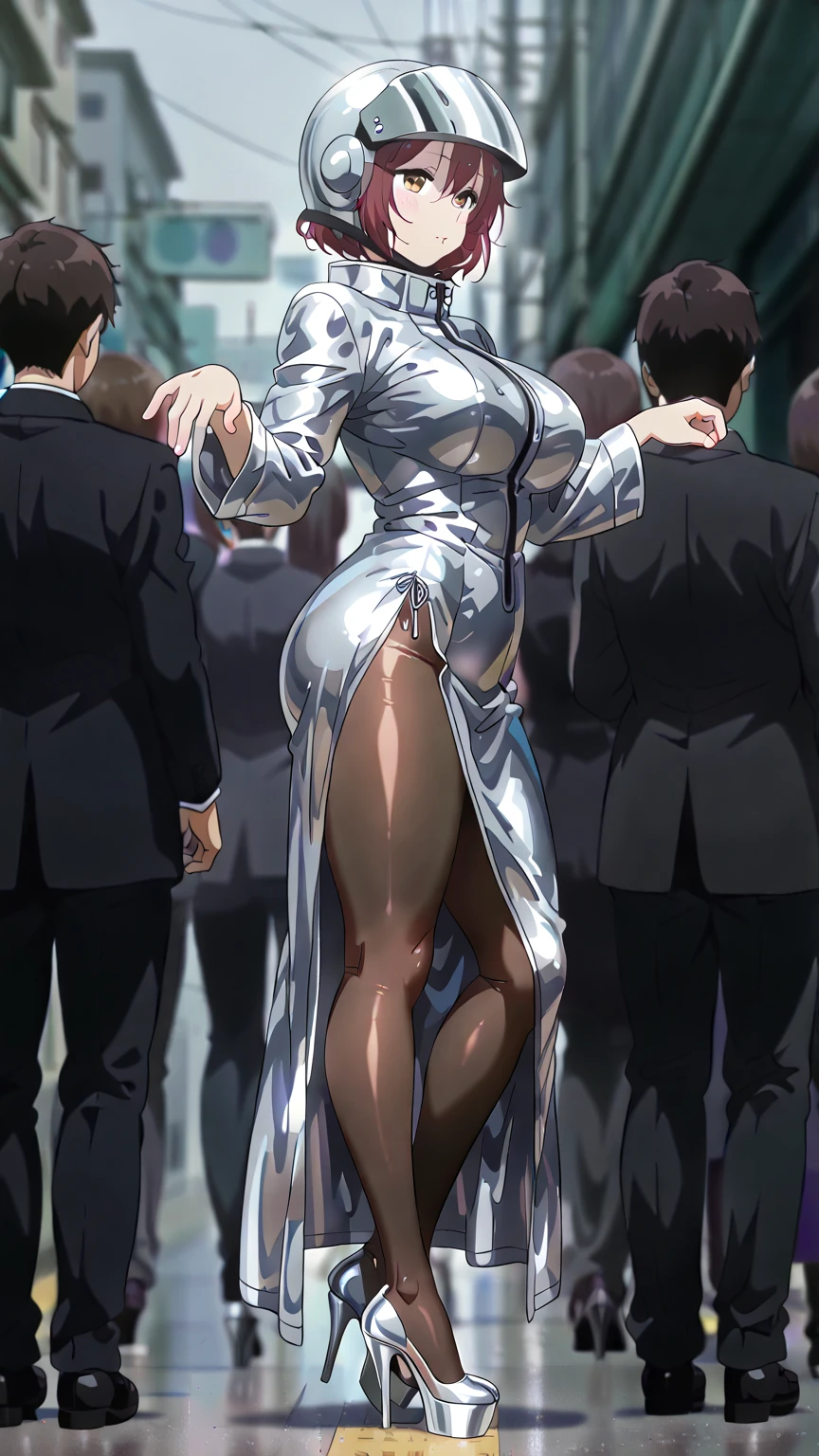 (masterpiece:1.5)、(Highest quality:1.5)、(8K:1.2)、(Very detailed:1.2)、(Actual:1.2)、(Ultra-high resolution:1.2)、(Highly detailed and Actual skin:1.2)、(Very fine, clean and sharp eyes:1.2)、(he is in prison.:1.5)、(Violent sex with multiple men:1.6)、(Overflowing love juice:1.4)、(One hiccup:1.5)、rest、(A plump 18-year-old woman:1.3)、(Beautiful eyeliner)、(Beautiful eyeshadow)、Natural lip color、rest、(White transparent slit dress:1.6)、(White lace dress:1.5)、rest、(White shoulder-length hair:1.3)、(Medium Bust)、(My clothes were torn by many people.)、(My clothes got torn)、(Torn clothes)、((Half naked))、Even a ray of light、(I'I抽搐:1.6)、(blush:1.2)、(Ecstasy:1.6),(Last:1.2),(Vulgar:1.2),(fool:1.2),(vapor:1.2),(trembling:1.8),(tears:1.2),(Careless person:1.5),(Sweat:1.4),(Rolling your eyes:1.6)、(The garment was torn down the middle by several people.:1.5)、(The dress is torn in the middle:1.8)、(soak:1.8)、(Multiple people take turns fucking:1.8)、(The clothes are generally damaged:1.8)、(Chest compressions:1.6)、(His clothes were torn in many places.:1.8)、(His clothes were torn in many places from top to bottom..:1.8)、(Extensive exposure of the genitals:1.8)、(Showing female genitalia:1.8)、(Exposed lactation organs:1.8)、(His clothes were torn in many places from top to bottom..Exposed body parts:1.8)、(His clothes were torn in many places from top to bottom..Exposing body skin:1.8)、(His clothes were torn in many places. on the upper body:1.5)、(Exposing the lactation organs of the upper body:1.8)、(Many people saw it:1.5)、(body fluid:1.8)