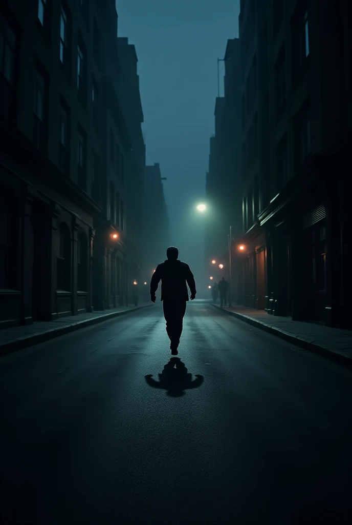 napper running on dark street