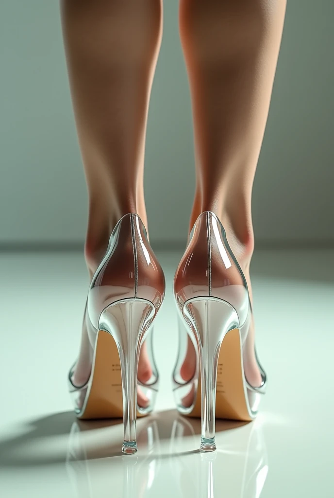 Wearing a pair of highly feminine curved high High heel, standing against a clean white background, she brings her extraordinary grace. masterpiece, 4K, Winning photo, Very detailed, Astonishing, fine details, ridiculous, Photography 4 Kodak Portra 400 Camera F1. 6 colored lenses, Ultra-realistic textures, Dramatic Lighting IrrealEngine ArtStation Cinestill 800 Tungsten Lights Lead the Trend, High heel,