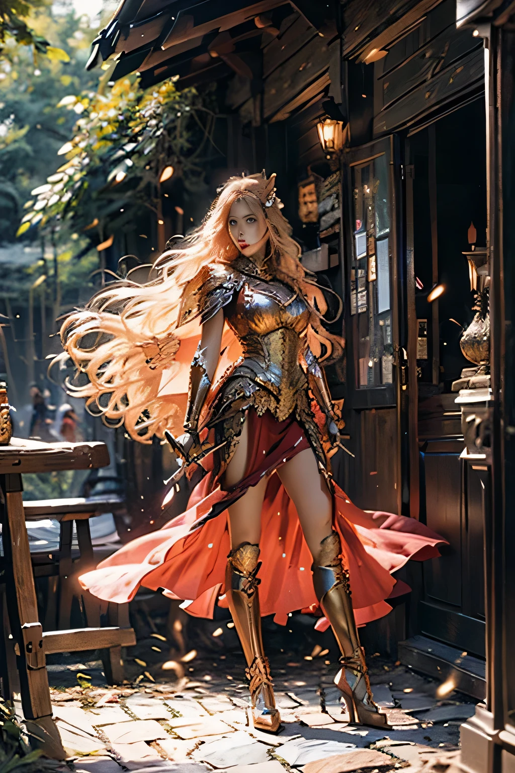 (real:1.4), beautiful and delicate girl , (((双手持长刀facing the audience))),Two-handed sword,facing the audience,(forest:1.3),(Contemptuous Expression),full body,very well detailed , Beautiful and delicate eyes, (full body:1.3), (粉红色的single blade:1.2), very detailed, high resolution, very well detailed, best quality, masterpiece, illustration, very well detailed, CG,, 8k Wallpaper, Amazing, Delicate Skin,fine details, masterpiece ,best quality, very well detailed CG uniform 8k Wallpaper, 18 years old, long pink hair, (Big Breasts), (beautiful eyes), white skin, , delicate skin color, hair accessory,single blade, young,