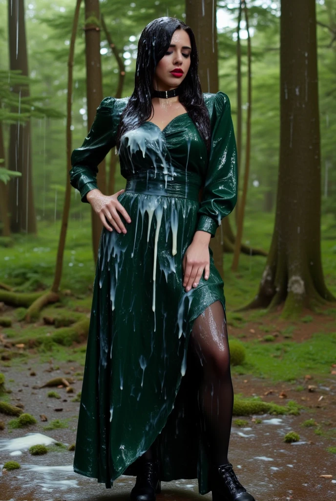 Hyperrealistische Fotografie von zwei Frauen im Schlamm, Schlammspritzer im Gesicht, die Gesichter sind mit Schlamm verschmiert, stehend, viele Frauen im Hintergrund, 30-year-old women smeared with mud, Lena Meyer Landrut, turquoise underbust corset smeared with mud, Fluting, black tulle skirt smeared with mud, turquoise high heeled boots Schaft bis zum Schritt smeared with mud, schwarze Netzstrumpfhose, the entire body, rote lockige Haare sund mit Schlamm verschmiert, die Kleidung ist mit Schlamm verschmiert, High quality, realistische Beleuchtung, Bildmitte, Sanduhrproportionen, 8K, HDR, BDSM, medium breast size, lange Beine, tinted, professionelle Fotografie einer Frau, natural skin texture smeared with a lot of mud, 4K-Texturen, Adobe Lightroom, Fotolabor, HDR, kompliziert, elegant, sehr detailliert, scharfer Fokus, wahnsinnige Details, komplizierte Details, hyperdetailliert, Helles Kinolicht, Außenatmosphäre, Kinn hochgezogen, (exponierter Bauch: 1,8 ), (Fernaufnahme), dominanter Gesichtsausdruck,