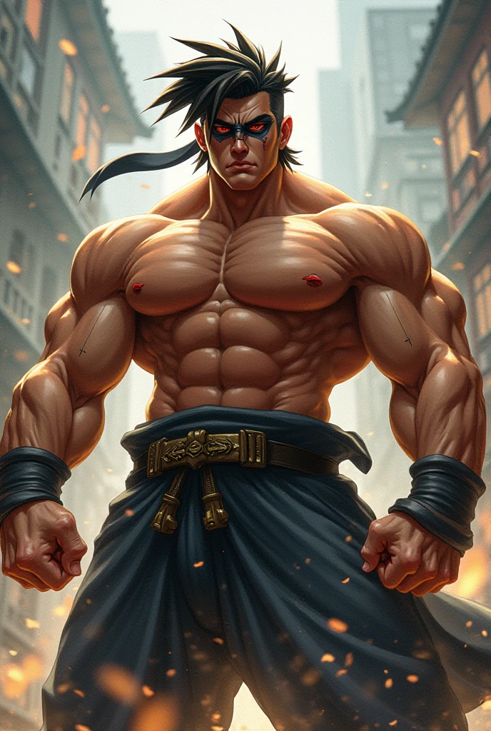 A hot strong man