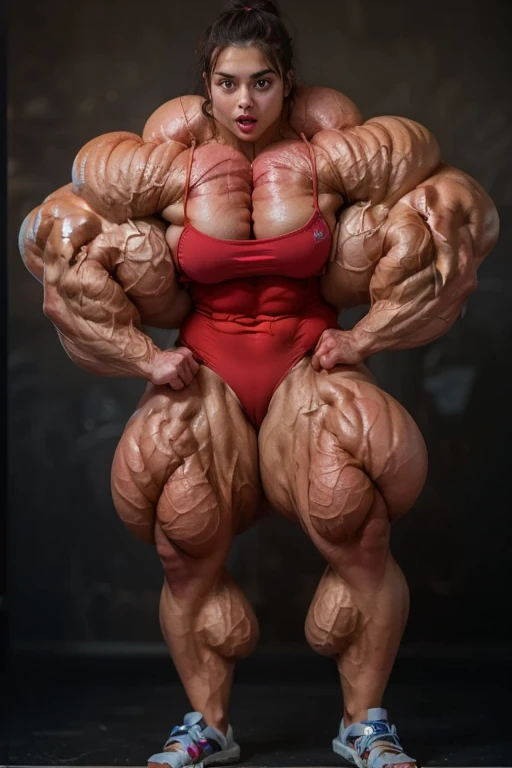 8k、Highest quality、High resolution、Very detailed、(((Bright lighting)))、Full body photo、One girl、Beautiful woman、Japanese women、Black Hair、(((Short Hair)))、smile、tall、(((black bikini:1.5)))、(((female bodybuilder:1.5)))、(((Big Tituscular)))、(((Hyper huge Muscle:1.5)))、(((Incredibly large muscles:1.5)))、(((Extremely large muscles:1.5)))、(((huge body:1.5)))、(((enormous muscle:1.5)))、(((Huge body:1.5)))、((Long legs))、(((very thick paws)))、(((Expanding Body)))、(((Huge body)))、(((An immeasurably large body:1.5)))、(((Very small face)))、(((Unusually developed super huge breasts:1.5)))、(((Super Heavy Muscle:1.5)))、(((Hyper Heavyweight Muscle:1.5)))、(((Super huge body:1.5)))、(((Unreasonably small face:1.5)))、(((An extraordinary large body:1.5)))、(((Ergonomics)))
