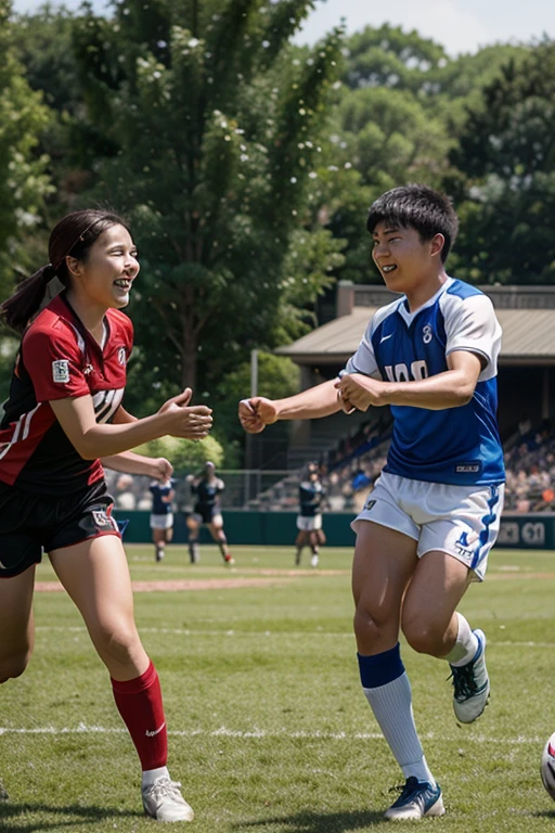 15 year old boy and 15 year old girl Shorts Sumo competition Doing it on the lawn Slim figure Interlocked Showdown sumowrestling Skinny guy Middle school students Women's Advantage tits Serious