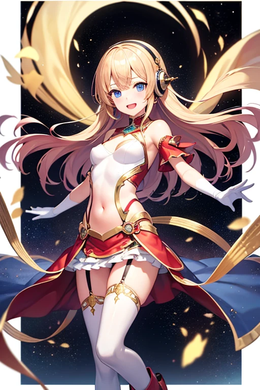 masterpiece, best quality, ultra-detailed, illustration, wide angle, 1girl, SheRaQuiron character, white panties,