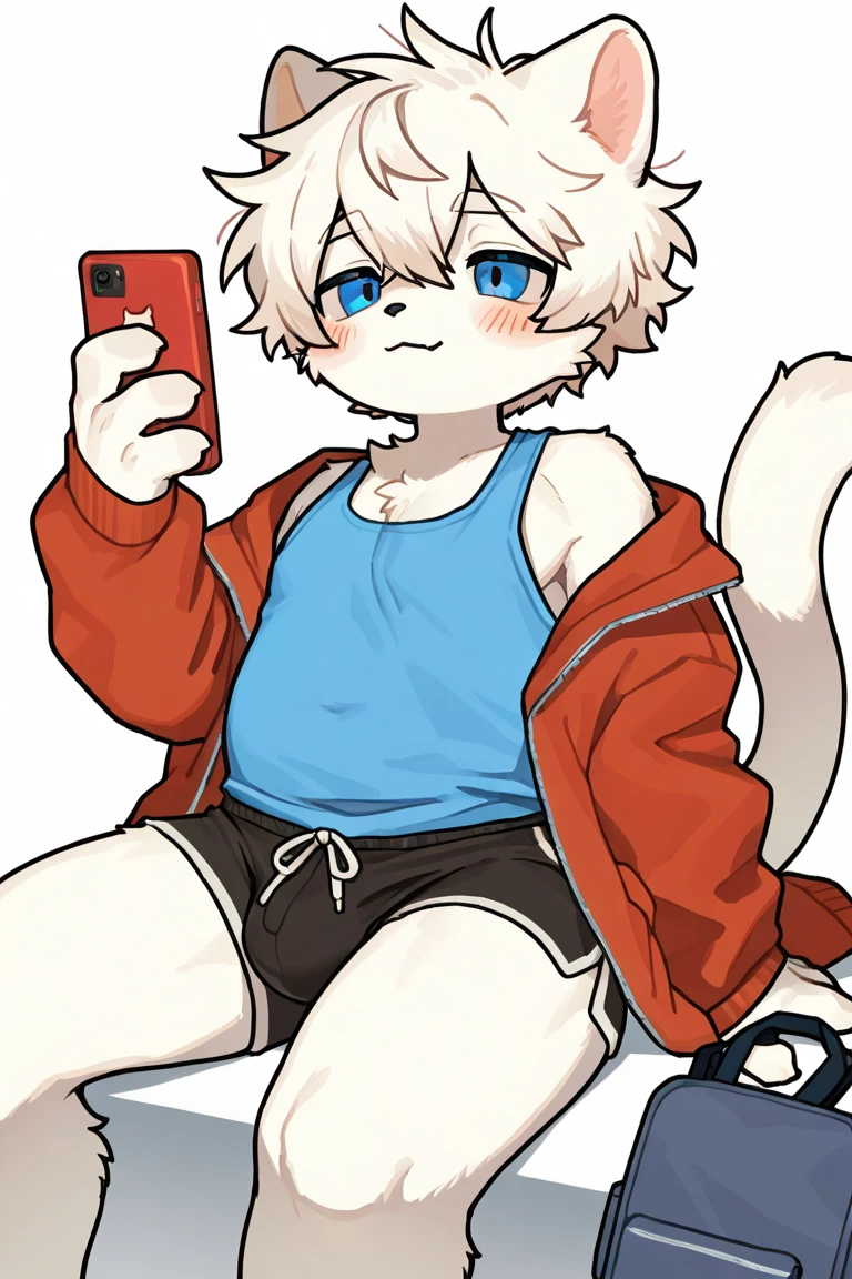 by zackary911, hioshiru, zackary911, wolf, femboy, sitting, squishy, best types of thighs, huge and squishy thighs