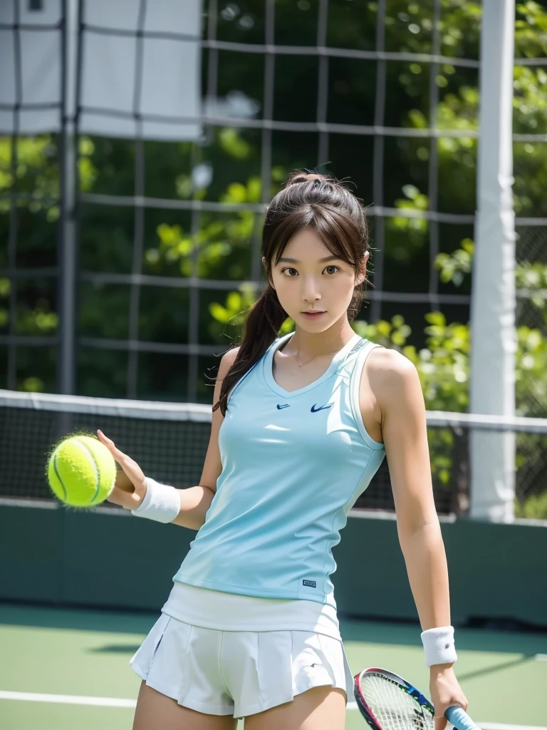 (((Perfect anatomy with careful and detailed depictions of the limbs, Consider the bending direction of the joints))),(((Capture the essence of the action and never miss a photo opportunity))),Slim and muscular,Beautiful Japanese badminton team,A match at the Olympic badminton venue, with an enthusiastic crowd roaring,Follow the shuttle with your eyes,A serious expression with a frown and teeth grinding,Low stance and smooth racket handling,(((Firmly grip the lightweight carbon racket))),Serious Athlete,Strong body,Sharp Moves,Quick step in,(((She is wearing a necklace, a simple badminton uniform with a traditional white and red line, a V-neck sleeveless one-piece skirt, wristbands and badminton shoes, and is standing on a court with a net.))),Sharp and well-balanced smash,Top view of Shiho with background and full body shot Shadow,All-in-one,Japanese Badminton Masters,Accurate serves and feints,Splashes of sweat,strength and discipline,sharp reflexes,controlled breathing,Intense exercise,Energy explosion,Fierce determination,Unwavering Heart,Hundred Battles,Shoot the opponent accurately,Indomitable,Perfect technique execution,Revealing the essence of the body,(((Focus on the whole body))),Like in the movies,texture,Detailed face,Detailed fingers,Natural Hand 2-3500,Analog Film Photography,Deep Photo,Deep depth of field for beautiful background blur,Ferrania P30 Film,Shadow,Perfect face and body,35mm Photography,(Light-reflecting particles create a watercolor-like air flow.),4K Digital SLR Camera,Film Grain,Fujifilm XT3,(Saiharu Body),(Delicate eyes and face),Professional perspective,Amazing details,Beauty condensed in one girl,Beautiful Face with a High Nose,Coke bottle body,Nikon D5 with F-stop set to F1.4 ISO 100 Shutter Speed 1/500,8KHighest quality,Create photos with striking contrast between light and shadow,(masterpiece:1.5),Olympic concept art,Intricate details,Highly detailed and realistic,Octane Rendering,4K,A real sports engine,Dynamic angle of view,Highest quality,High resolution,(Realistic Face:1.1),(splendid:1.1), ((full_body)),((Expressing the sense of dynamism emanating from the entire body)),