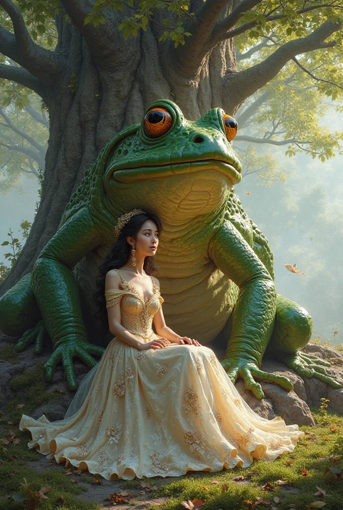 Toad merges with human