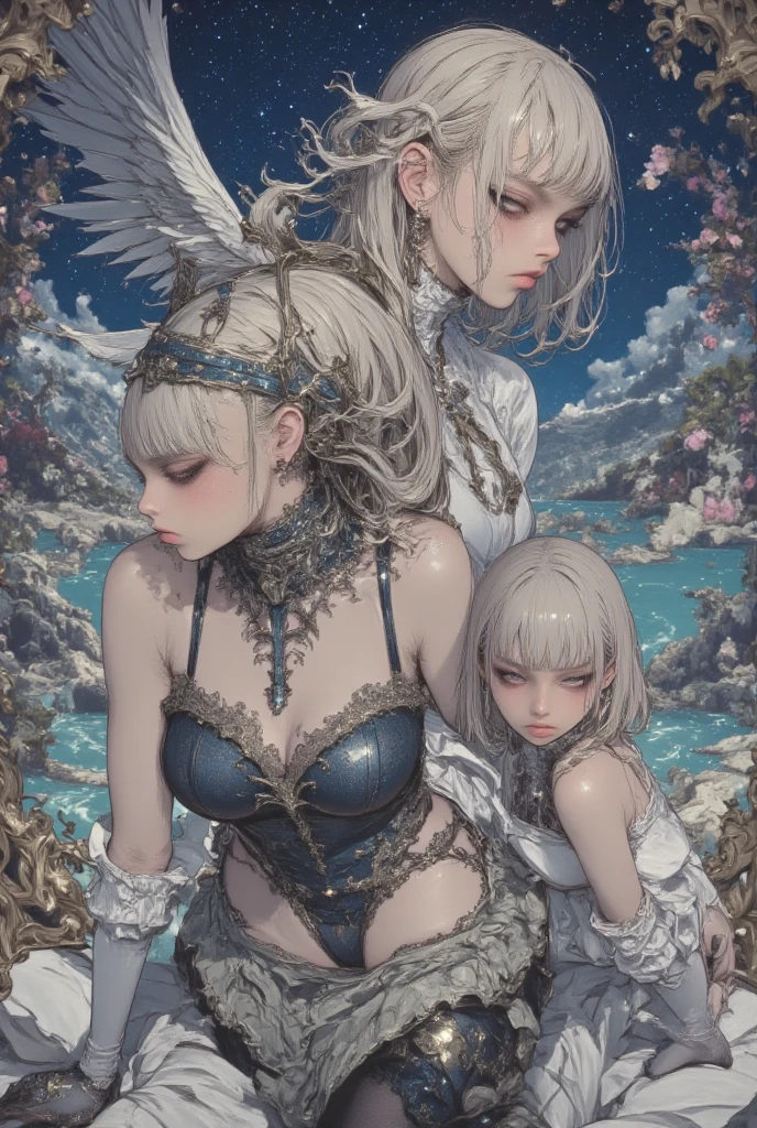 Official art, Unity 8k Wallpaper, ultra-detailliert, Beautiful and aesthetic, masutepiece, Best Quality, (Zentangle, mandalas, Tangle, Entangle), (Fractal Art:1.3) ,( 1girl in:1.4), Extremely detailed, Dynamic Angle, cowboyshot, Most Beautiful Form of Chaos, Elegant, a brutalist designed, vivd colour, romanticism, by james jean, roby dwi antono, by Ross Tran, Francis Bacon, michal mraz, Adrian Ghenny, petra cortright, Gerhard Richter, Takato Yamamoto, Ashley Wood, Atmospheric, ecstasy of musical notes, streaming musical notes visible,gear wheel