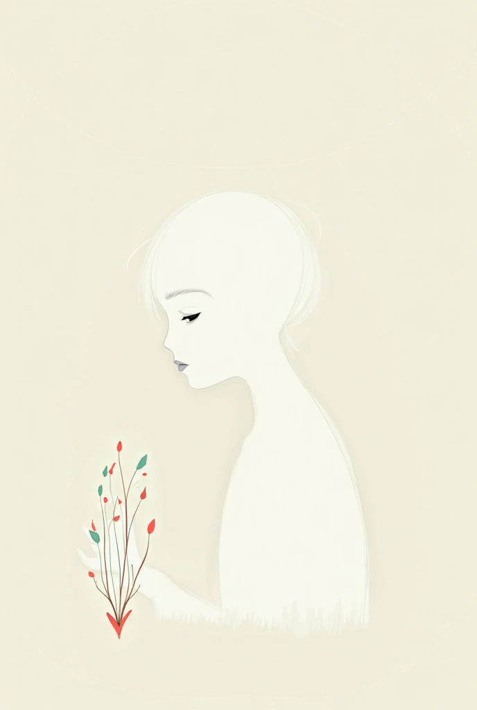 aroma essence, pencil draw, Watercolor painting. dainty. Small branches around