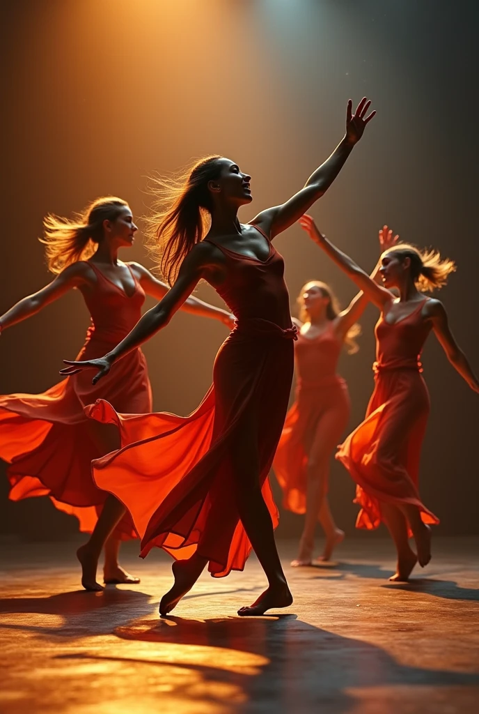dark theme flyer about how dance postively impacts its 4 benefits which are physical, mental, social and cultural 