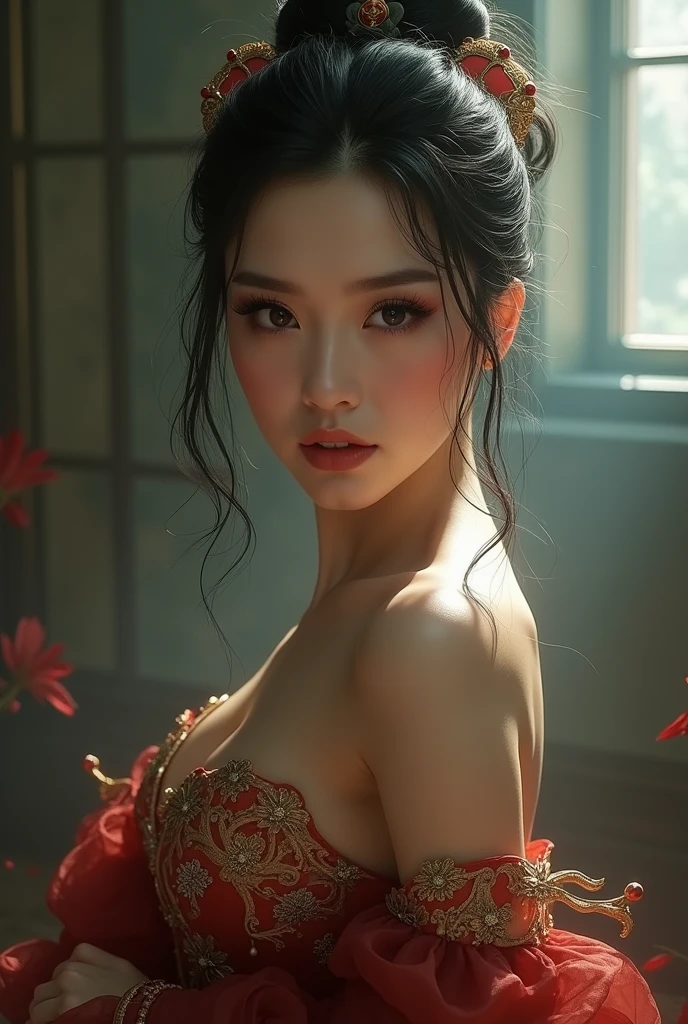 Oriental Girl，Sexy，Charm，Smile，underwear